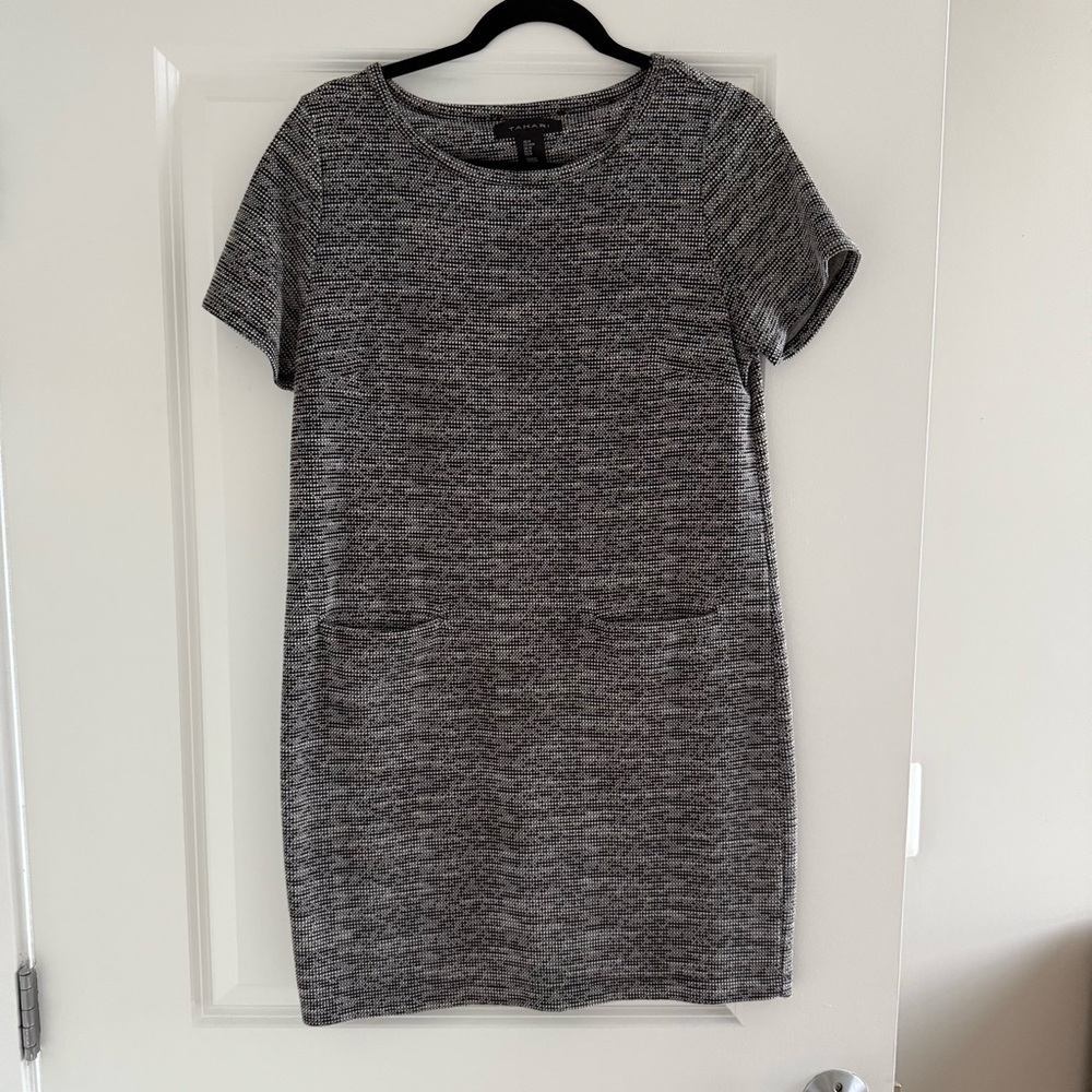 Pocketed Short Sleeve Dress